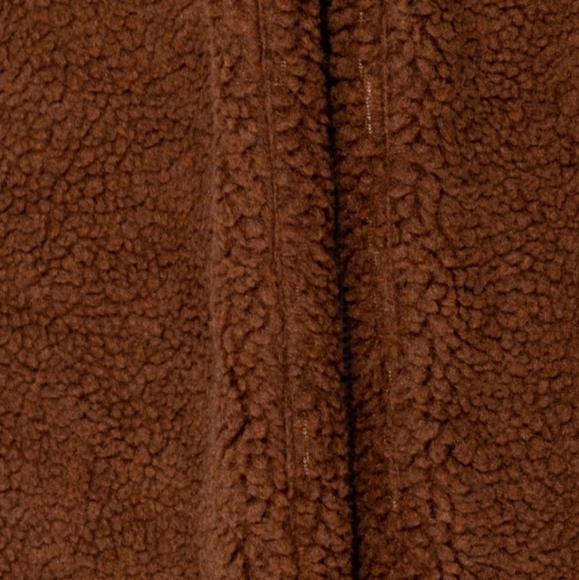 Longline Brown Teddy Bear Coat (LAST ONE) - Picture 5 of 5